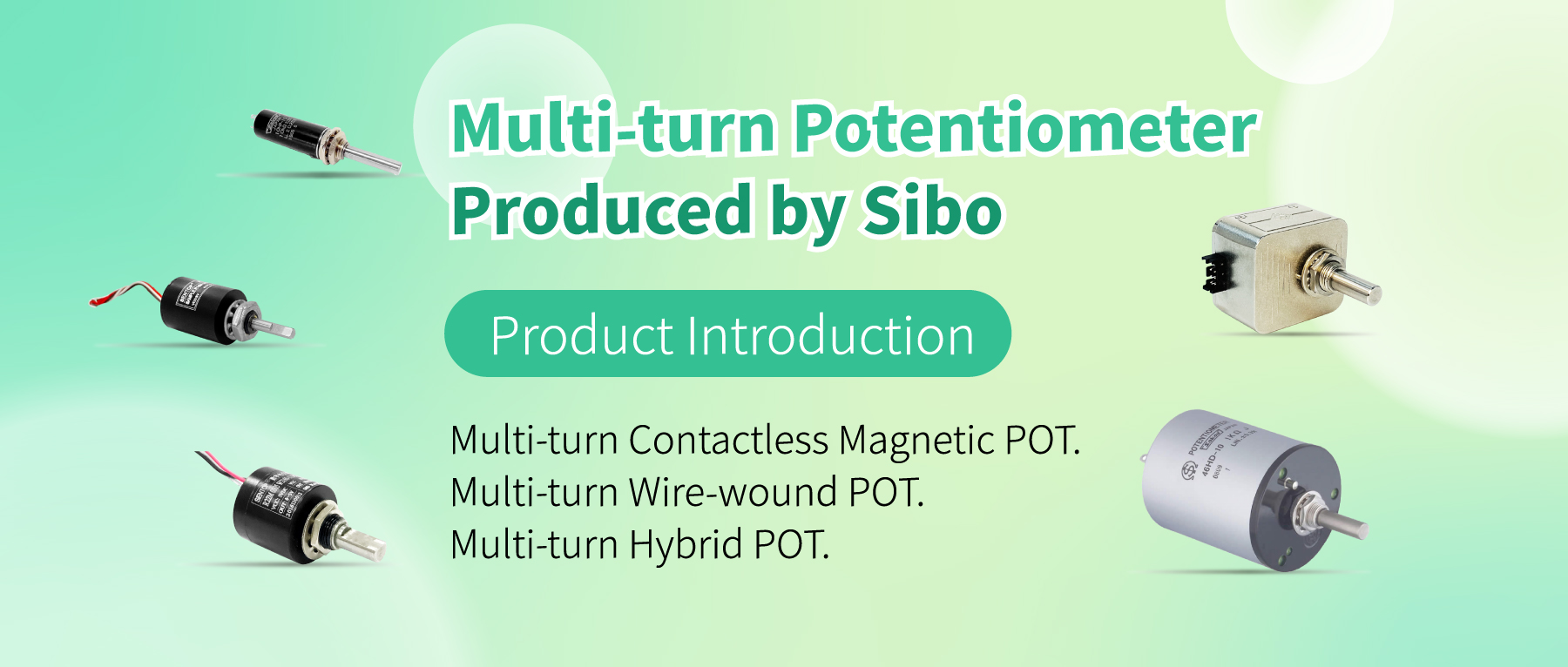 Sibo multi-turn potentiometers: precise and reliable, outstanding performance